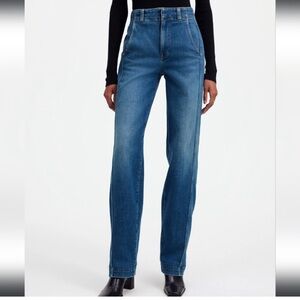 Madewell tapered High Rise Jeans 28 29 Long
